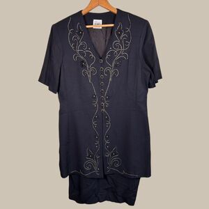 Vintage 90s R&M Richards by Karen Kwong Cocktail Dress